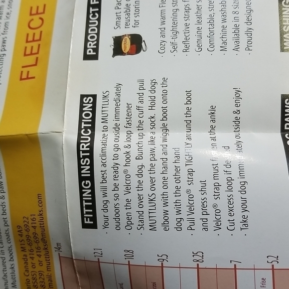 MUTTLUKS Dog Booties Size Xs - Picture 5 of 8